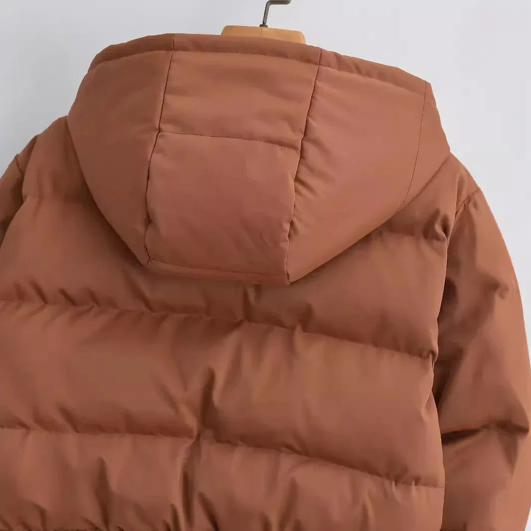 Autumn New Fashion Casual Simple All-matching Hooded Short Cotton Jacket - Gizmo Galaxy