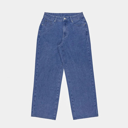 Bow-knot Embroidered Trendy Loose-fit Casual Jeans - Gizmo Galaxy