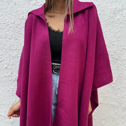 Women's Loose One Button Trench Coat - Gizmo Galaxy