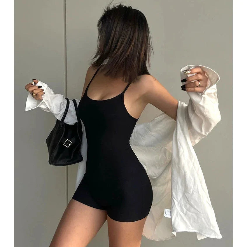 All-matching Summer Waist Bag Slim Fit Sweet And Spicy Niche One-piece Shorts - Gizmo Galaxy