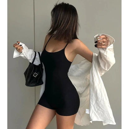 All-matching Summer Waist Bag Slim Fit Sweet And Spicy Niche One-piece Shorts - Gizmo Galaxy