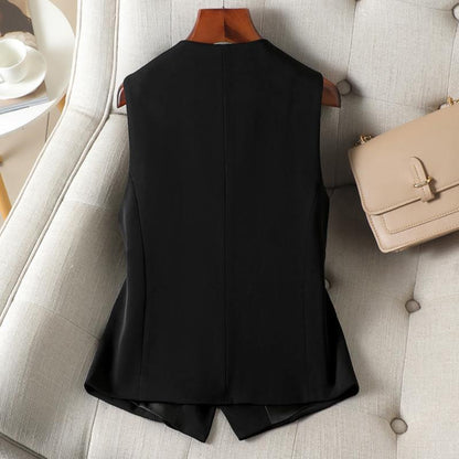 Fashion Design Sense Wild Vest Slimming Workplace Vest - Gizmo Galaxy