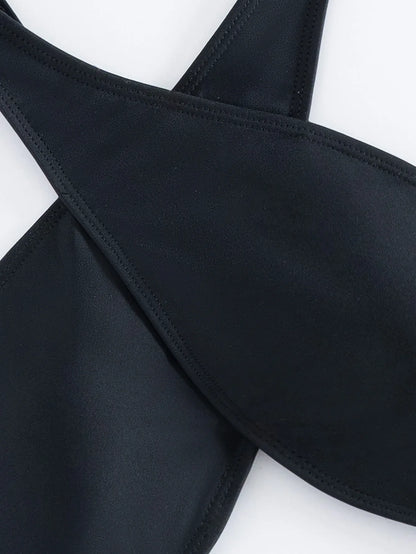 One-piece Bikini Hot Girl Neck Tight Women - Gizmo Galaxy