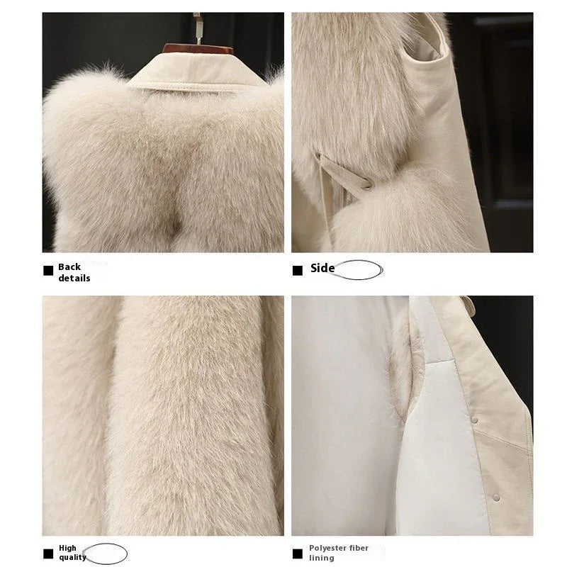 Fur Vest Short Coat Autumn And Winter New Patchwork Winter Fox Fur Jacket Women Short Artificial Fur Coat Elegant Female Warm Vest - Gizmo Galaxy