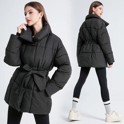 New Fashion Down Jacket Women's Mid-length - Gizmo Galaxy