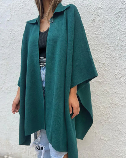 Women's Loose One Button Trench Coat - Gizmo Galaxy