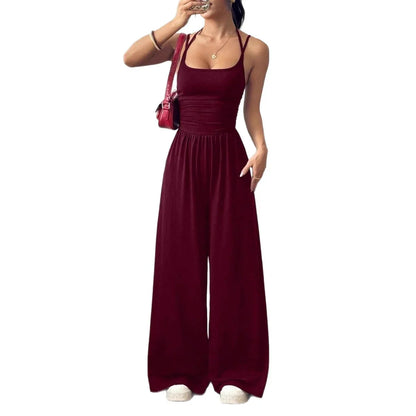 Casual And Comfortable Travel Vacation Daily Wear Spring And Autumn Jumpsuit - Gizmo Galaxy