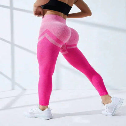 Women's High Waist Tight Color Matching Yoga Pants - Gizmo Galaxy