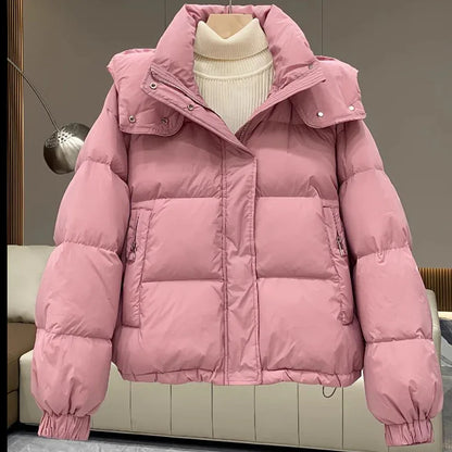 Fashionable Cotton Coat Women's Casual Jacket - Gizmo Galaxy