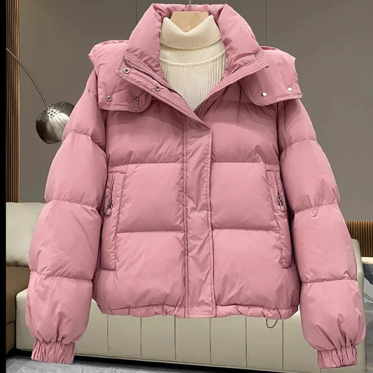 Fashionable Cotton Coat Women's Casual Jacket - Gizmo Galaxy