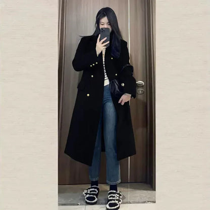 Autumn And Winter Woolen Coat - Gizmo Galaxy