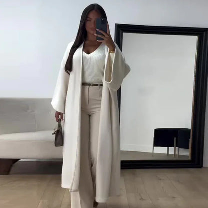 Autumn New Lazy Wind Loose Mid-length Cardigan Coat - Gizmo Galaxy