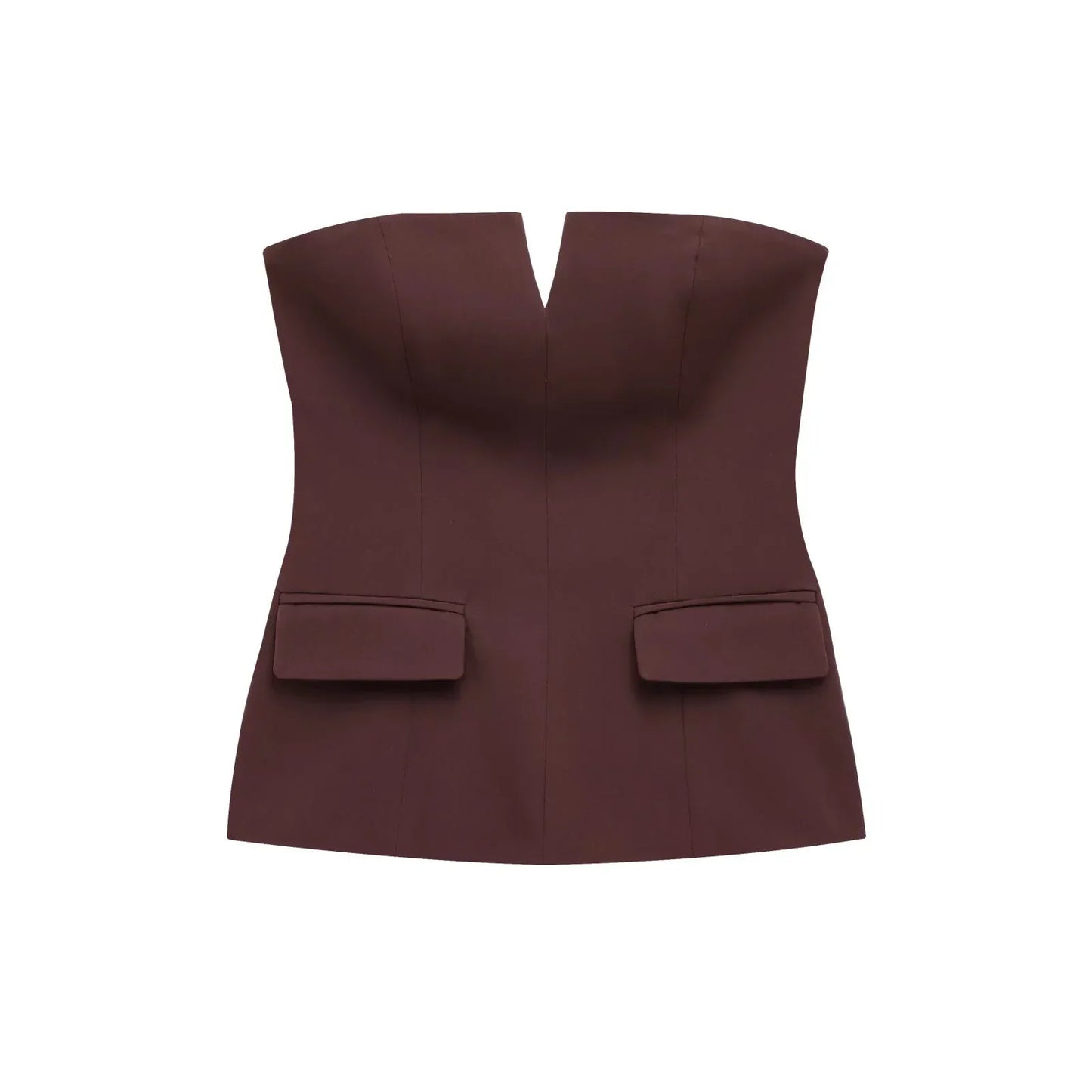 Solid Color Strapless Short Tube Top - Gizmo Galaxy