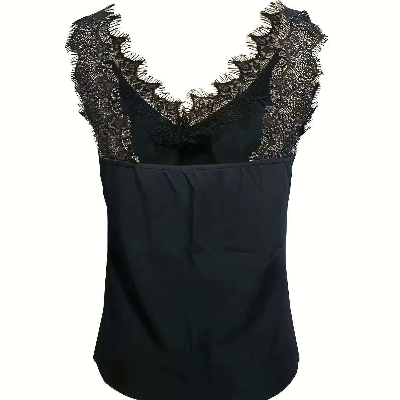 Ladies' Sexy Lace V-neck Sleeveless Backless Vest - Gizmo Galaxy