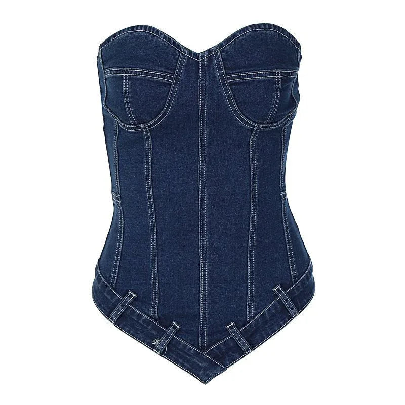 Fashion Sexy Outerwear Chest-wrapped Vest - Gizmo Galaxy