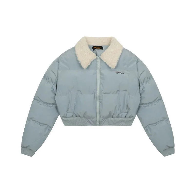 Sweet Girl Simple Loose And Versatile Cotton Coat Jacket - Gizmo Galaxy