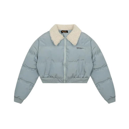 Sweet Girl Simple Loose And Versatile Cotton Coat Jacket - Gizmo Galaxy