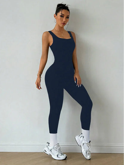 Yoga Tight Jumpsuit One-piece High Elastic Fitness One-piece - Gizmo Galaxy