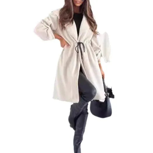 Women's Casual Long Sleeve Fall Winter Coat - Gizmo Galaxy