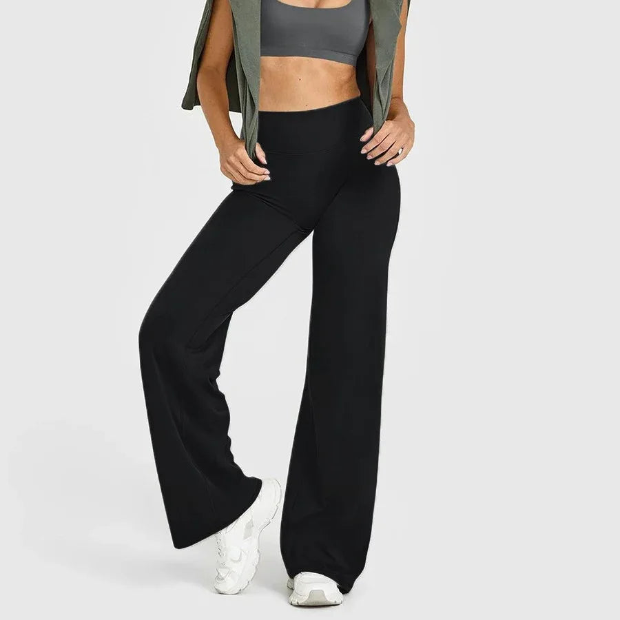 Women's New Soft, Smooth, Bare-Skin Feel Yoga & Fitness Loose Wide-Leg Pants - Gizmo Galaxy