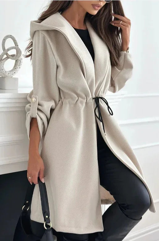 Women's Casual Long Sleeve Fall Winter Coat - Gizmo Galaxy