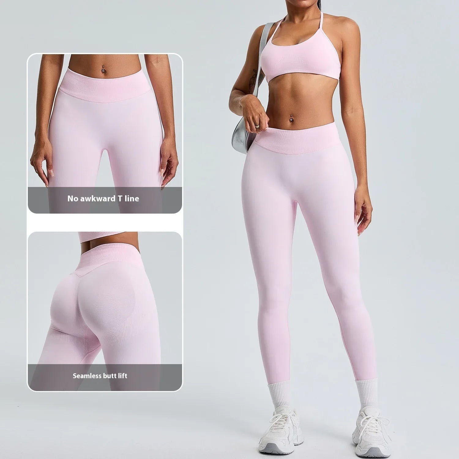 Sports Running Yoga Clothes High Waist Hip Lift Quick-drying Slim Fit Fitness Pants - Gizmo Galaxy