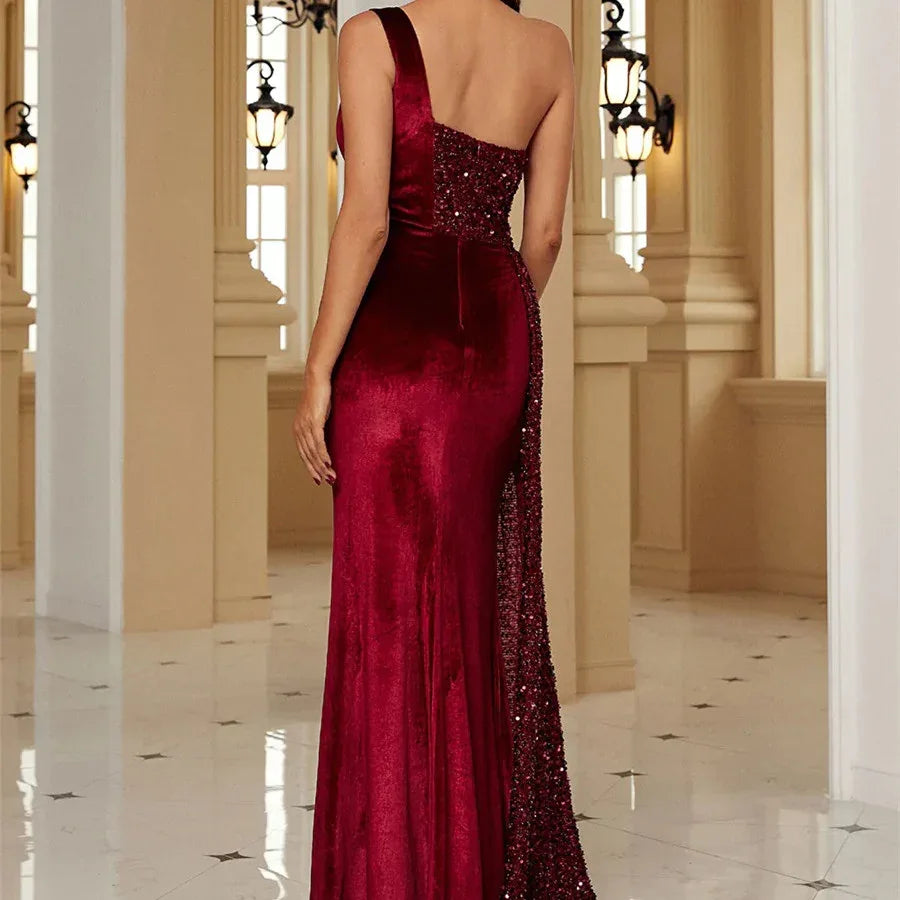 Host Single Strapless Evening Dress - Gizmo Galaxy