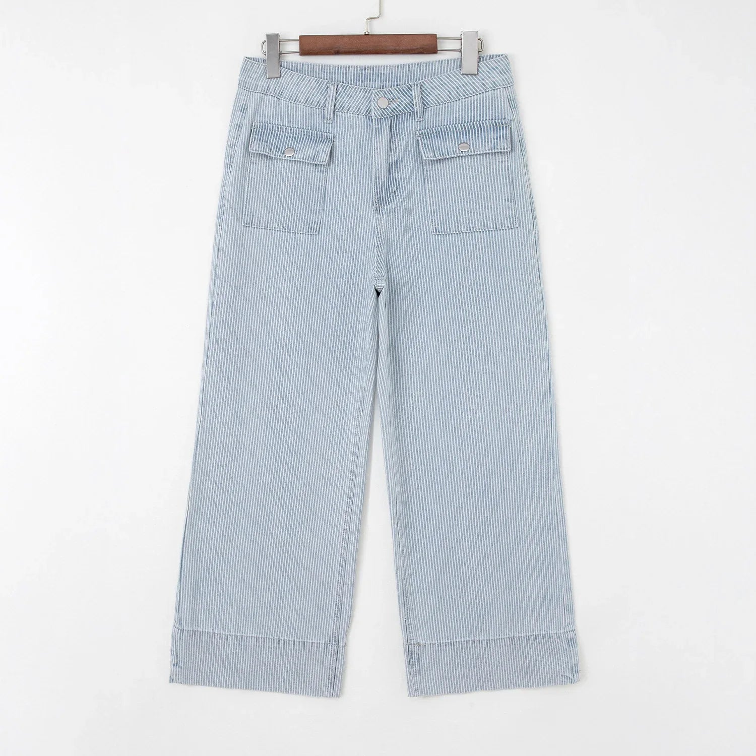 Women's Wide-leg Casual Loose Striped High-waisted Wide-leg Pants - Gizmo Galaxy