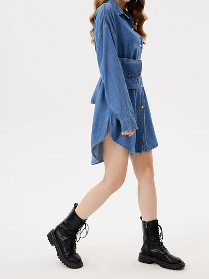 Stylish Casual Versatile Tie-waist Backless Multi-wear Baggy Shirt - Gizmo Galaxy