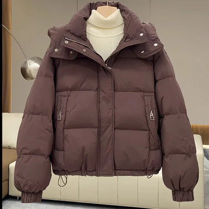 Fashionable Cotton Coat Women's Casual Jacket - Gizmo Galaxy