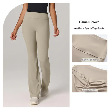 Butt-lifting Fitness Flared Yoga Running And Pilates Pants - Gizmo Galaxy