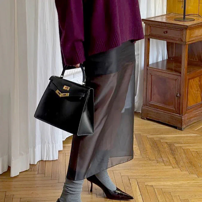 Designer-style Sheer High-waist Skirt For Women - Gizmo Galaxy